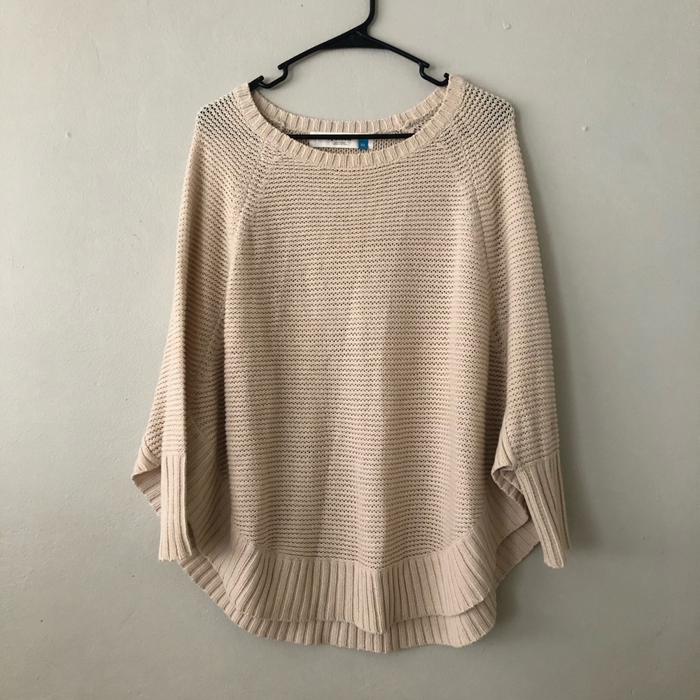 Anthropologie sparrow knit sweater/poncho